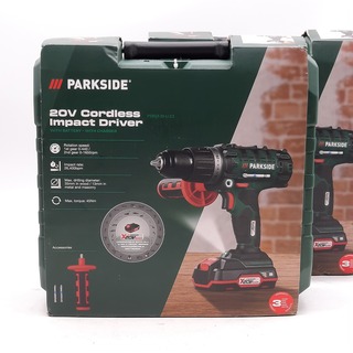 2x Accu boormachine, Parkside, PSBSA 20-LI C3