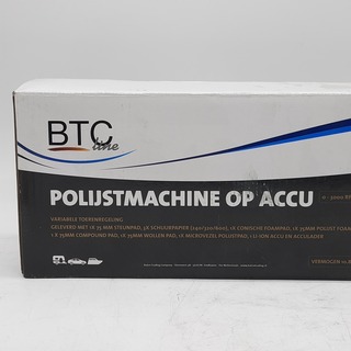 Ca. 10x Accu polijstmachine, BTC
