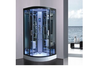 Stoomcabine, Vonato, Halvo LuxeSteam, zwart & wit