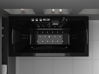 Massagebad, Vonato, Zenyx, zwart