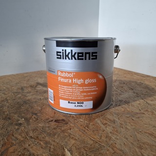 4 x 2,5 liter Finura Hoogglanslak, Sikkens, N0.15.10/Monumentengroen