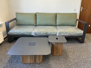 Lounge set, Suns, Savona, mat white