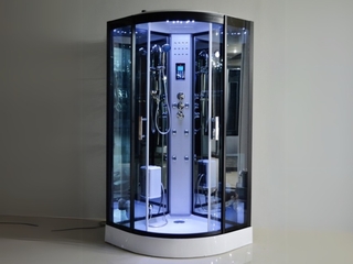 Stoomcabine, Vonato, Halvo LuxeSteam, zwart & wit