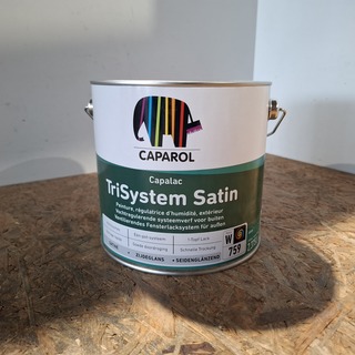 4 x 2,5 liter Caparol Trimaxx Satin, wit