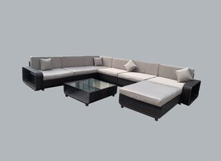 Loungeset, Vonato, Zenova, donkerbruin