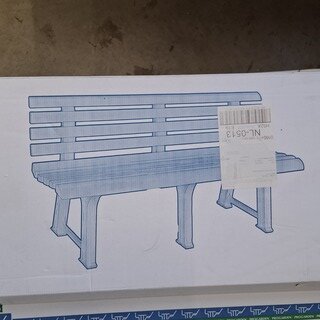 3x Tuinbank, Orchidea, Bianco