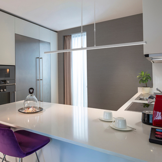 Hanglamp Bande 150 cm Steinhauer, 3320ST, staal, grijs, bouwjaar 2025,