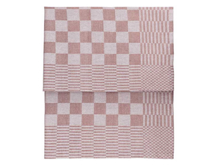 Ca. 288x Horeca theedoek, rood geblokt