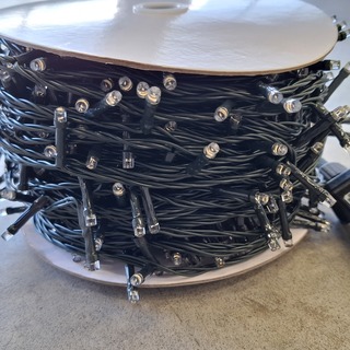 3x Led kerstverlichting a 80 meter, Warm wit