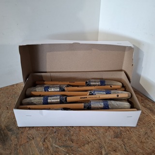 Ca. 120x Kwasten maat 16, ANZA, Wit