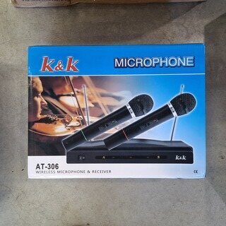 4x Draadloze microfoonset, K&K, AT-306