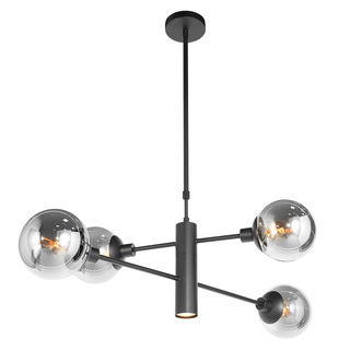 Hanglamp Constellation Steinhauer, 3804ZW, zwart, smoke, bouwjaar 2025