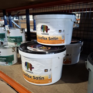 3 x 10 liter Latex, Caparol, RAL 9010