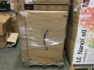 Partij 3 pallets retourgoederen – televisies en monitoren (o.a. LG, AO