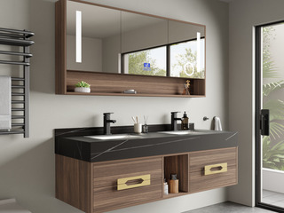 Badkamermeubel, Vonato, Ardène 150, hout decor