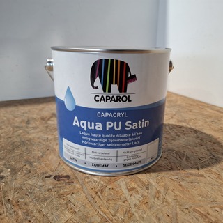 4 x 2,5 liter Caparol PU Satin, RAL 9010