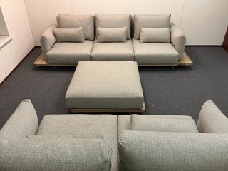 Lounge set, SUNS, Bora, soft grey