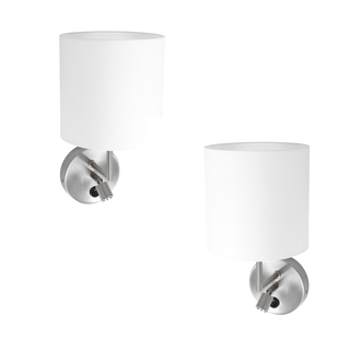 2x Wandlamp Noor Mexlite, 1562ST, grijs, bouwjaar 2025, nieuw in doos