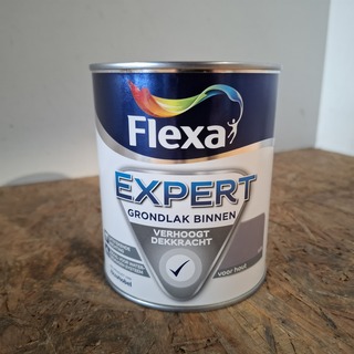 50 x 0,75 liter Grondlak, Flexa, Midden grijs