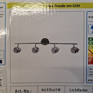 3x Plafondlamp, Lampe.de