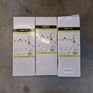 3x Plafondlamp, Lampe.de