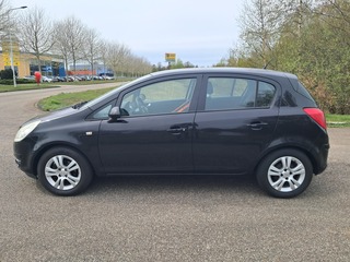 Personenauto, Opel, Corsa, Zwart, 2009