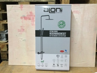 Thermostatische regendoucheset Aloni, Optima Rondo, chroom