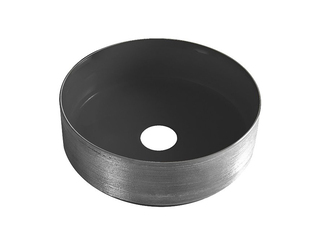 Waskom 36x36x12 cm WB, Mondri 32.3300, mat zw/gunmetal