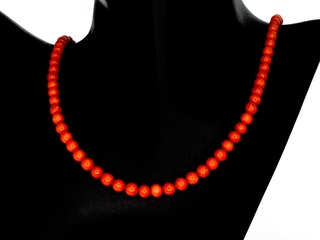 Snoer met echte bloedkoralen