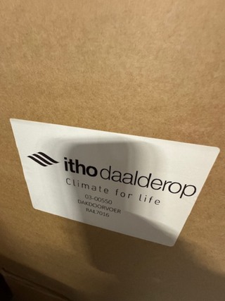 3x Dakdoorvoer, 03-00550, zwart