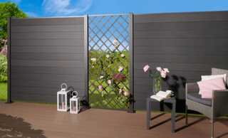 Ca. 17x Composiet Trellis schermen