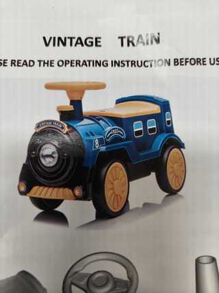 Thomas de Trein Loopfiets, blauw/zwart