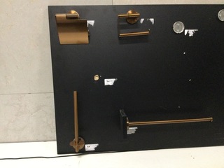 Toiletaccessoires op bord WB, brons koper