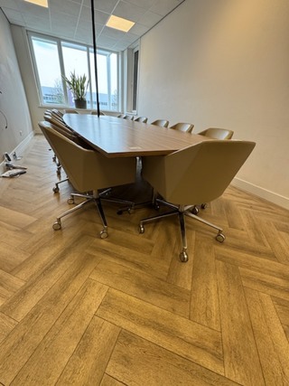 Ca. 15x Vergaderstoel, Parker VI, crème