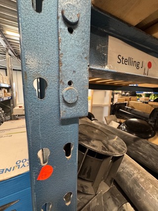 5,5 meter Magazijnstelling, blauw