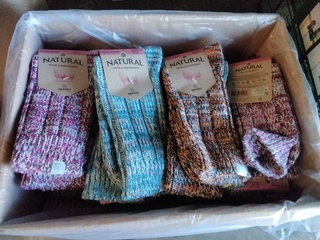 Ca. 26x Paar damessokken Apollo, diverse kleuren