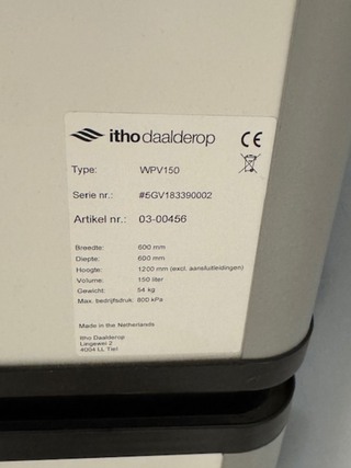 Voorraadvat , WPV 150