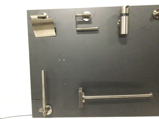 Toiletaccessoires op bord WB, gun metal