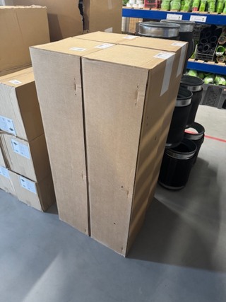 4x Geïsoleerde dakdoorvoer en 5x verlengbuis, 0169850, zwart