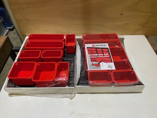 2x Werkplaatswand Qbrick Pro