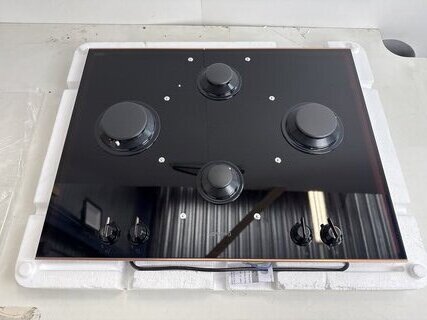 Kookplaat, Smeg, PV664LCNR, Zwart/Koper