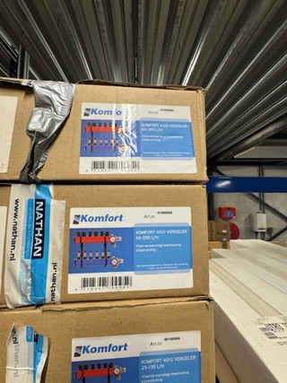 6x Vloerverwarmingsverdeler