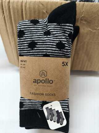 Ca. 120x Paar damessokken Apollo, diverse kleuren