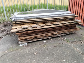 Ca. 15x Dikke tuinschermen, Diverse modellen