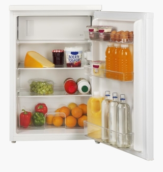 Tafelmodel koelkast met vriesvak Everglades, EVTT1018, wit