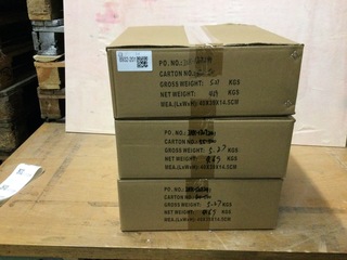 Ca. 100x Gasdrukregelaars met slang, chroom/oranje