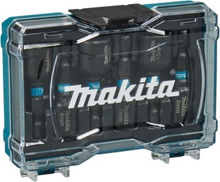 2x 6-dlg Doppen set voor accuboormachine. Makita, E-15768