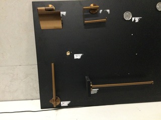 Toiletaccessoires op bord WB, brons koper