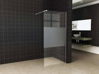 Slim glasplaat 90×200 helder glas + melkglas WB, 20.3478