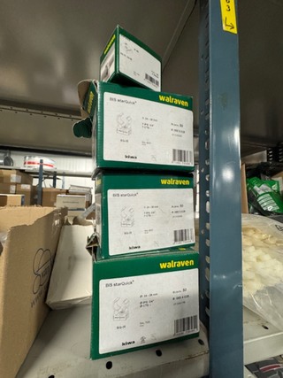 partij Buisklemmen en installatiemateriaal